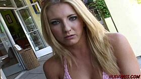 horny housewife vivian takes cock for cash, sucking hard 😈