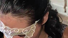 Sailor girl receives facial cumshot