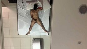 cum deliciously in brunette's pussy, dick soft after