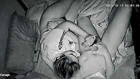 I watched my blonde babe deepthroat during family sex