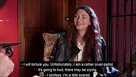 this pornstar is getting her big ass whipped in a kinky bdsm session for the first time.