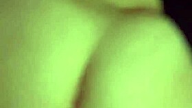 Feeling the girlfriend's wet pussy on big cock doggystyle