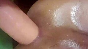 tight shemale playing with 11 inch dildo