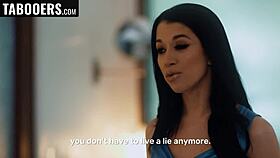 Husband's sibling engages in taboo lesbian acts with bride in roleplay