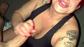 This cute girl moans while deepthroating and gagging on monster cock 😍