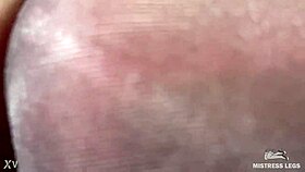 my anthracite nylon feet rubbing close up