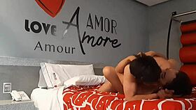 Llevo a Mi Alumna a Hotel en Mexico Después de Clases para Llenarla de Semen