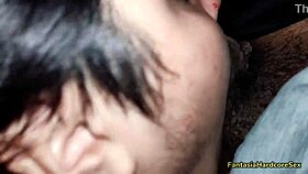 I was watching porn on TikTok with my stepsister and couldn't stop staring at her beautiful tits, I had to use them to milk my cock.