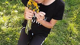 i gave my neighbor flowers and she thanked me with cunnilingus