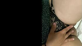 Latina ass shaking as she escapes to stepbrother's room feeling horny 😈