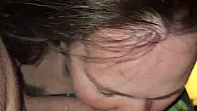 Deep throat a big cock