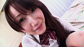 Japanese Hot Boobs and Hairy Pussy Fingered in Wild Session