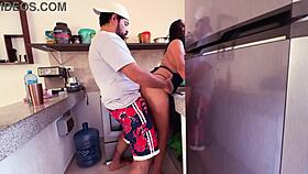 Mexicana Sexy Gets Ass Licked And Fucked In Kitchen