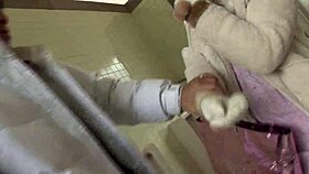 Crazy Japanese girl squirts huge fountains in public, he's totally stunned! 😲