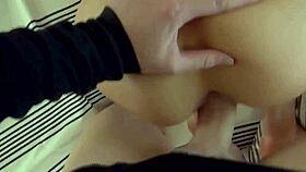 ririsu ayaka's shaved milf pussy drilled after oral?