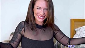 milftrip brunette milf fucks sweet talking asian guy in doggystyle and blowjob