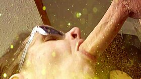 wow, this sensual deep throat on a huge 8 inch cock is amazing 😍