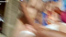 ESPOSA COMPARTIDA in a LATINA GROUP HARDCORE ARGENTINIAN SWINGERS setting, sharing the experience.