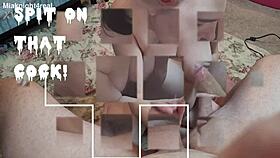 i watched mia knight give a sloppy suckoff, it was so messy!