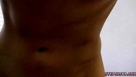 Blonde french teen suspended step sis getting blowjob pov