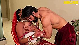 wild dulhan bride has her first sex experience with juicy pussy and big cock action