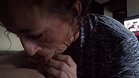 Conversational Mature Lady Nailed Hard While Working on Landscape Job