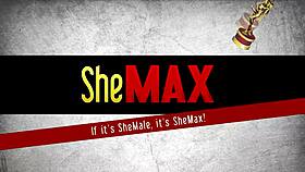 mature transsexual squeezes boobs and pulls out black dick