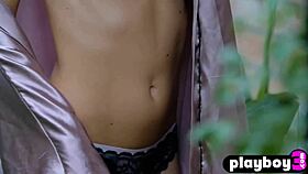 Petite teen Sophie poses in lingerie!