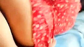 Doña Mary in red dress, tempting taboo creampie after gym session.