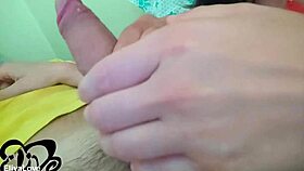 Throbbing cum fills mouth. Elivalove’s wild anal session with husband’s friend shocks.