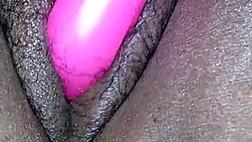 Miss Chocolate's Intense Squirt Show With Big Ass And Toys