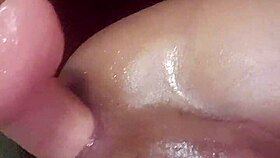 tight shemale playing with 11 inch dildo