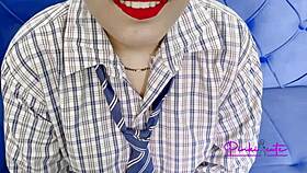 XXX Teacher Cums in Student's Mouth During POV Blowjob