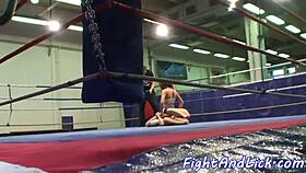 european wrestling babes shake big asses in catfight