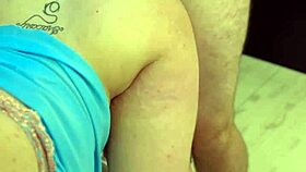 Redhead neighbor gets a birthday cock as a surprise gift