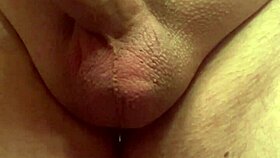 Grandpa Shows His Flaccid Cock Close-Up