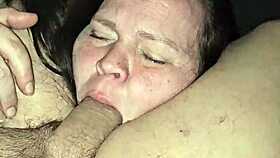 Deep throat a big cock