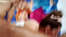 ESPOSA COMPARTIDA in a LATINA GROUP HARDCORE ARGENTINIAN SWINGERS setting, sharing the experience.