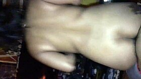 Wife spreads her asscheeks to show off her ass tattoo with my name on it, but it's a bit misspelled.