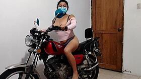 my stepdaughter sends me a sexy video with the gift i left in her room.