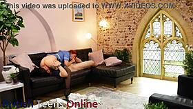 Essex nurse in cosplay gets her cunt eaten and sucks cock 😏