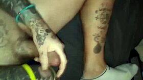 Money shot! Transsexual cumshot for cash!