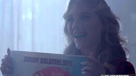 melody marks, you're deepthroating that old guy in sunny gold melons