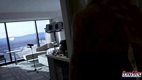 mature blonde cindy crawford fingers herself while sucking a cock