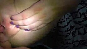 Stepsis gets pussy creampied in POV masturbation session