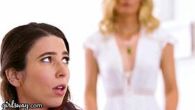 Girlsway Fight Turns Into Rough Lesbian Threesome in Purgatory