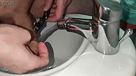 Shaving leads to excitement and climax