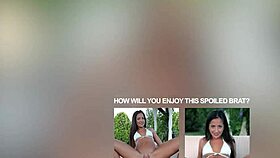 Pov - Lara Lee Craves Anal With Footjob