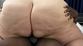 I Can't Resist This BBW Riding My Huge Cock with Raw Need