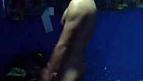 After the party, I sneaked out to visit the neighbor